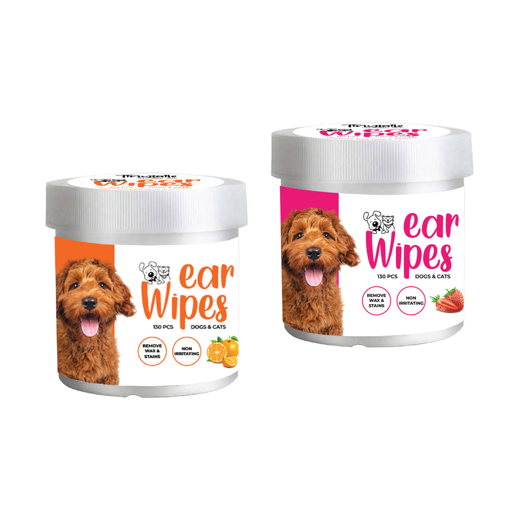 Ear wipes 130 pcs of strawberry and orange flavours